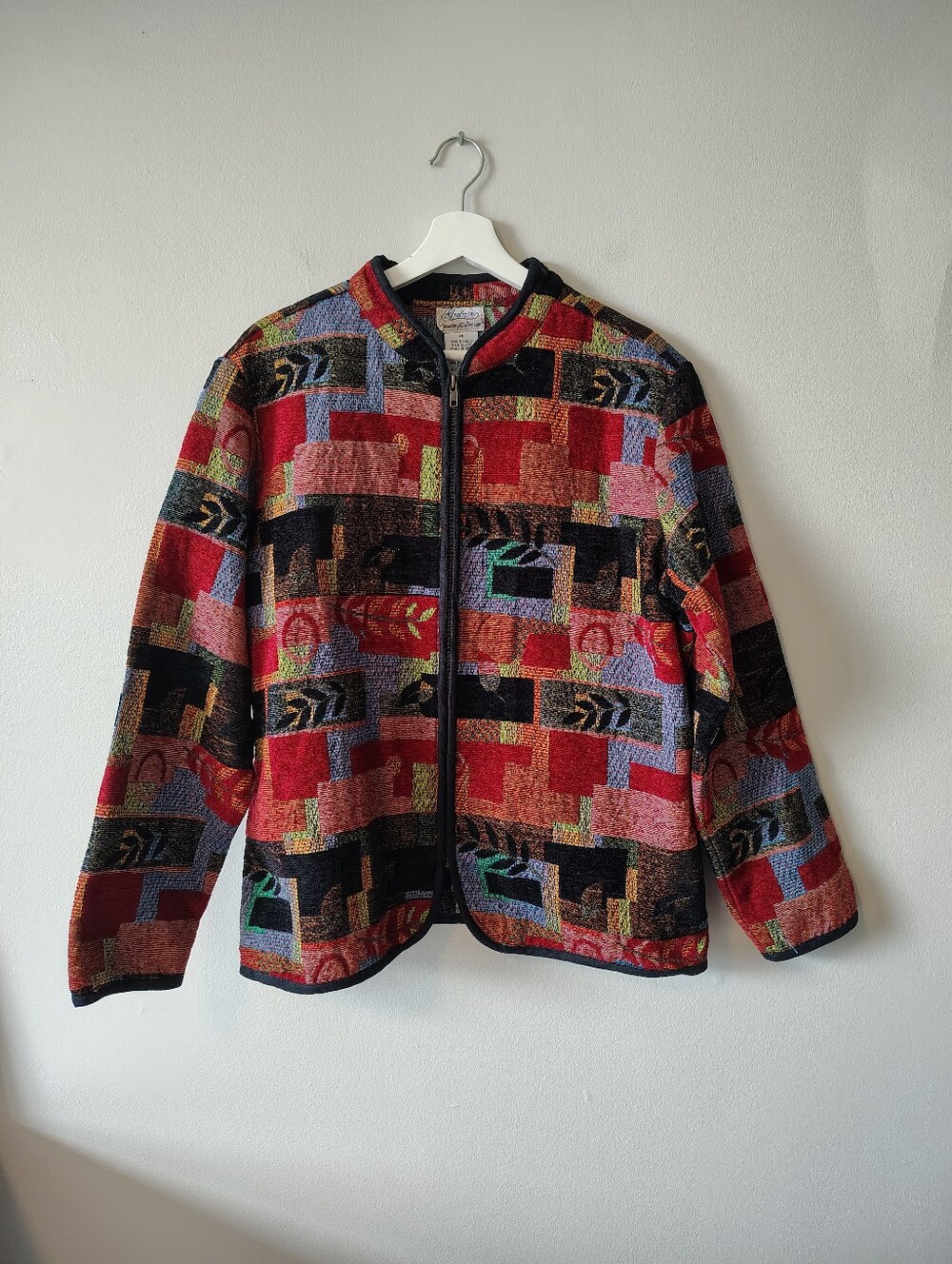 Vintage Tradition Country Collection Multicolour Tapestry Zip-up Jacket